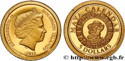 ÎLES SALOMON 5 Dollars Proof Élisabeth II / calendrier maya 2012