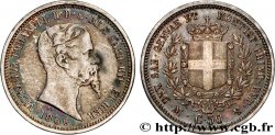 ITALIE - ROYAUME DE SARDAIGNE 50 Centesimi Victor Emmanuel II 1860 Milan