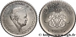 MONACO 2 Francs Rainier III 1982 Paris