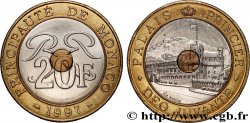 MONACO 20 Francs Palais Princier 1997 Paris
