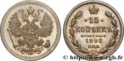 RUSSIE 15 Kopecks 1893 Saint-Petersbourg
