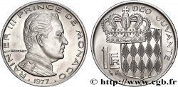 MONACO 1 Franc Rainier III 1977 Paris