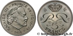 MONACO 5 Francs Rainier III 1971 Paris