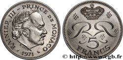 MONACO 5 Francs Rainier III 1971 Paris
