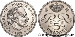 MONACO 5 Francs Rainier III 1971 Paris