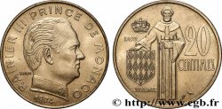MONACO 20 Centimes Rainier III 1974 Paris