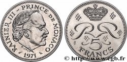 MONACO 5 Francs Rainier III 1971 Paris