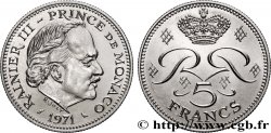 MONACO 5 Francs Rainier III 1971 Paris