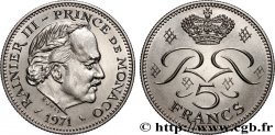 MONACO 5 Francs Rainier III 1971 Paris