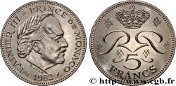 MONACO 5 Francs Rainier III 1982 Paris
