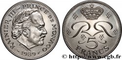 MONACO 5 Francs Rainier III 1989 Paris
