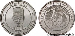SIERRA LEONE 100 Leones cacaotier / buste de Naimbana 1996  SPL