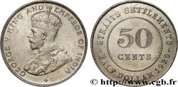 MALAYSIA - STRAITS SETTLEMENTS 50 Cents Georges V 1920