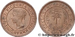 CEYLAN 1/4 Cent Victoria 1898