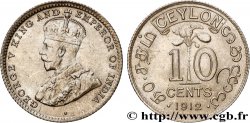 CEYLON 10 Cents Georges V 1912
