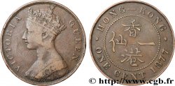 HONG KONG 1 Cent Victoria 1877