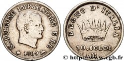 ITALIE - ROYAUME D ITALIE - NAPOLÉON Ier 10 Soldi 1809 Milan - M