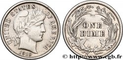 ÉTATS-UNIS D AMÉRIQUE 1 Dime Barber 1910 Philadelphie