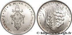 VATICAN ET ÉTATS PONTIFICAUX 500 Lire au nom de Paul VI an XIV 1976 Rome