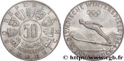 AUSTRIA 50 Schilling Jeux Olympiques d’Innsbruck, saut à ski 1964 Vienne