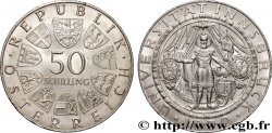 AUSTRIA 50 Schilling 300e anniversaire de l’université d’Innsbruck 1970