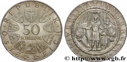 AUSTRIA 50 Schilling 300e anniversaire de l’université d’Innsbruck 1970
