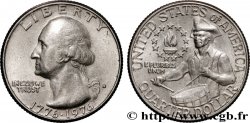 ÉTATS-UNIS D AMÉRIQUE 1/4 Dollar Washington / tambour 1976 Denver