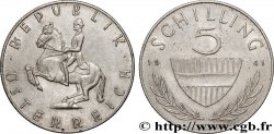 AUSTRIA 5 Schilling 1961 Vienne