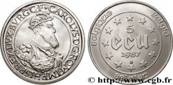 BELGIUM 5 Ecu Charles Quint 1987 Bruxelles