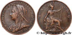 ROYAUME-UNI 1 Farthing Victoria type “Old Head” 1895 Londres