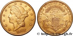 OR, PALLADIUM ET PLATINE INVESTISSEMENT 20 Dollars Liberty 1896 San Francisco