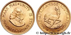 OR, PALLADIUM ET PLATINE INVESTISSEMENT 2 Rand springbok / Jan van Riebeeck 1966 Prétoria