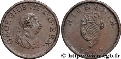 IRLANDE 1/2 Penny Georges III 1805 Soho