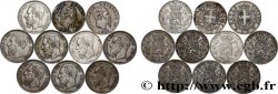 ARGENT D INVESTISSEMENT Lot de 10 écus de 5 Francs Union Latine n.d.