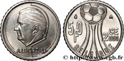 BELGIUM 50 Francs Championnat d Europe de football 2000 (légende française) 2000 Bruxelles