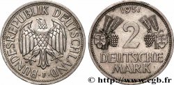 ALLEMAGNE 2 Mark aigle 1951 Stuttgart - F