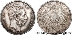 GERMANY - SAXONY 5 Mark Albert 1902 Muldenhütten