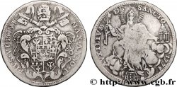 VATICAN AND PAPAL STATES 1/2 Scudo au nom de Pie VI année I 1775 Rome