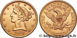 ORO, PALADIO Y PLATINO INVERSIÓN 5 Dollars Liberty 1900 Philadelphie