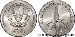 RUANDA 50 Francs emblème / épis de mais 2003