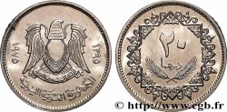 LIBYE 20 Dirhams emblème à l’aigle an 1395 1975