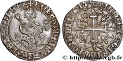 ITALY - KINGDOM OF NAPLES - ROBERT OF ANJOU Gigliato (Gillat) ou Carlin d argent n.d. Naples