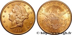 GOLD, PALLADIUM & PLATINUM INVESTMENT 20 Dollars Liberty 1899 San Francisco