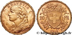 GOLD, PALLADIUM & PLATINUM INVESTMENT 20 Francs Vreneli 1915 Berne