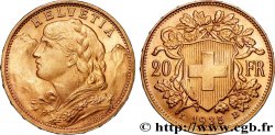 GOLD, PALLADIUM & PLATINUM INVESTMENT 20 Francs Vreneli 1935 Berne