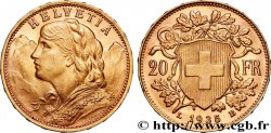 GOLD, PALLADIUM & PLATINUM INVESTMENT 20 Francs Vreneli 1935 Berne