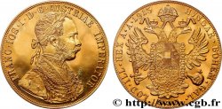 ORO, PALADIO Y PLATINO INVERSIÓN 4 Ducats, refrappe moderne François Joseph 1915