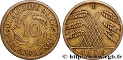 ALLEMAGNE 10 Reichspfennig gerbe de blé 1930 Muldenhütten - E