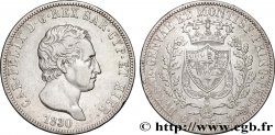 ITALY - KINGDOM OF SARDINIA 5 Lire Charles Félix 1830 Gênes