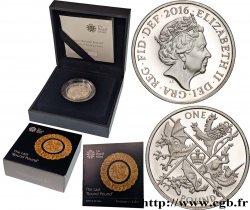 VEREINIGTEN KÖNIGREICH 1 Pound (Livre) Proof Le dernier Pound rond 2016
